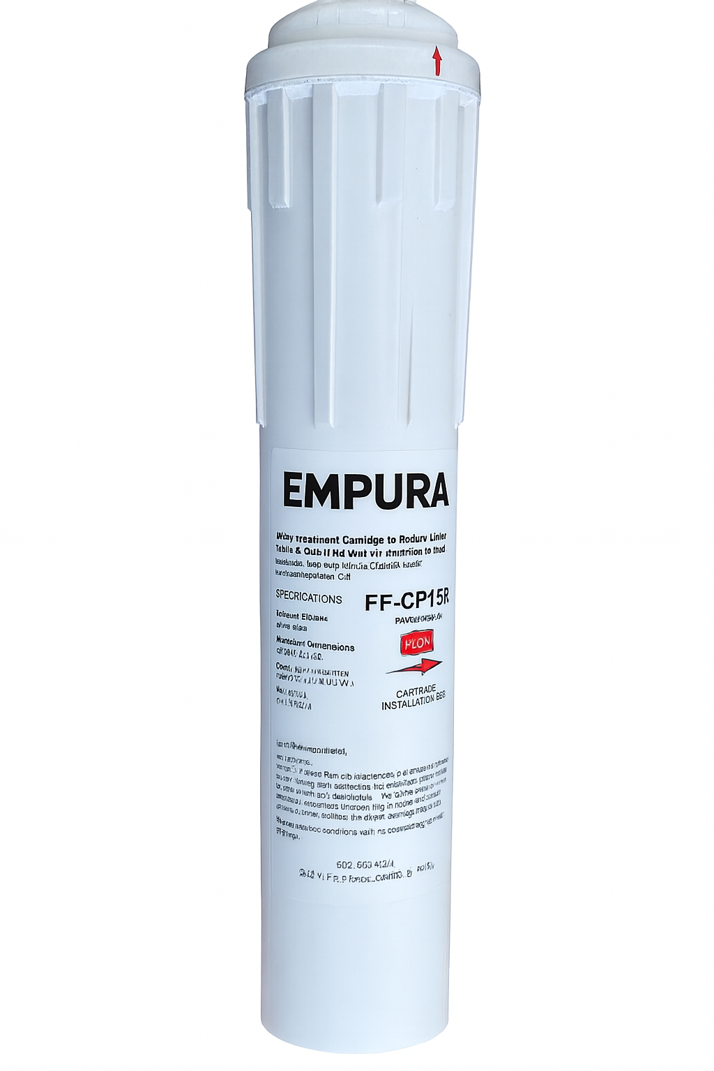 Empura Filtration E-FILTER-1400R/2000R Water Filtration System Replacement Cartridge 10" Carbon Filter