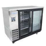 Empura Refrigeration E-KBB48-2G-24SD-S Back Bar Cooler 49.1"W X 24.4"D X 41.7"H 12.5 Cu. Ft. Capacity