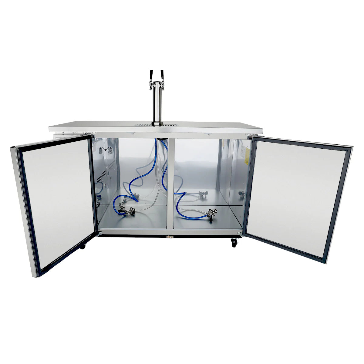 Empura Refrigeration E-KDD3-1-S Direct Draw Beer Dispenser 61.1"W X 24.41"D X 41.9"H 16.6 Cu. Ft. Capacity