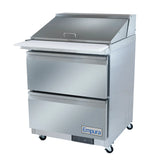 Empura Refrigeration E-KSP29M-D2 Refrigerated Sandwich/Salad Mega Top Prep Table With Drawers