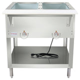 Empura Equipment E-ST-120/2 Steam Table 33"W X 31"D X 34.25"H Stainless Steel