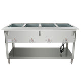 Empura Equipment E-ST-120/4 Steam Table 58"W X 31"D X 34.25"H Stainless Steel