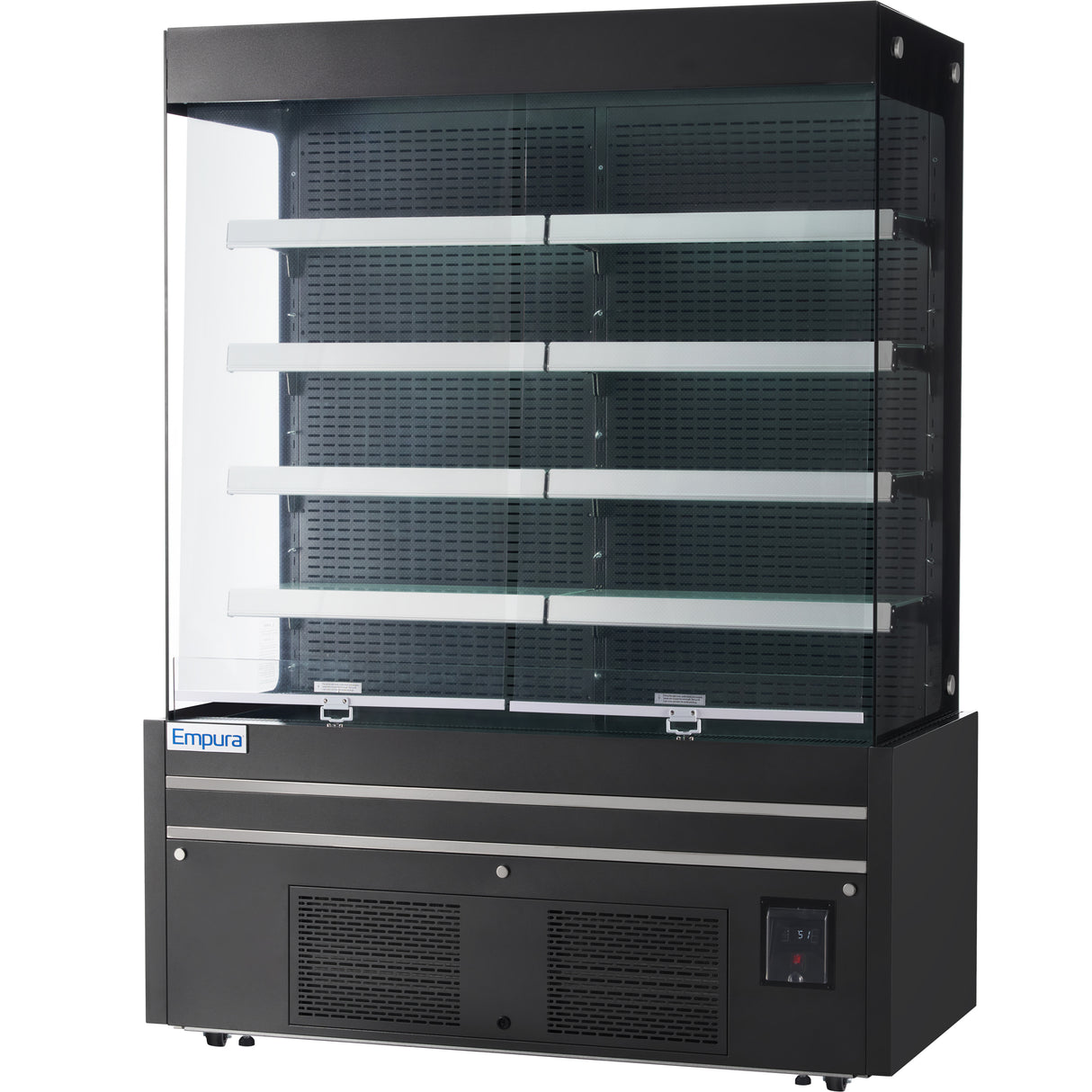 Empura E-VOAR-60B_110V/1PH - Vertical Open Air Merchandiser, 60.2"W × 28.4"D × 79.9"H