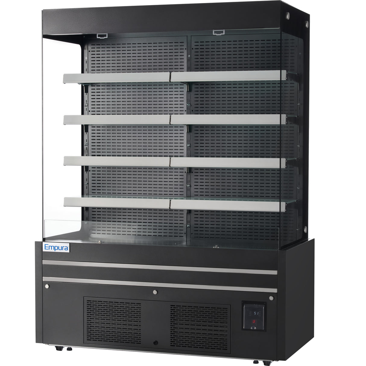 Empura E-VOAR-60B_220V/3PH - Vertical Open Air Merchandiser, 60.2"W × 28.4"D × 79.9"H