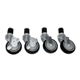 Empura Stainless E-WT-CASTERS Casters (2) Casters With Brakes Compatible With All Empura Wortables