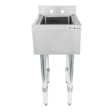 Empura Stainless EB1B101405 Underbar Sink (1) Bowl (10" X 14" X 5") 1 Compartment