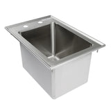 Empura Stainless EDIS1101410 Drop In Sink 16 Gauge 304 Stainless Steel Top