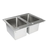 Empura Stainless EDIS2101410 Drop In Sink 16 Gauge 304 Stainless Steel Top