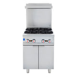 Empura Equipment EGR-24FC Single Base Gas Range Natural Gas 24"W X 32-5/8"D X 60-1/8"H