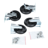 Empura Parts EGF/E-PC-CASTER-SET 4" Caster Set (2) Locking (2) Non Locking