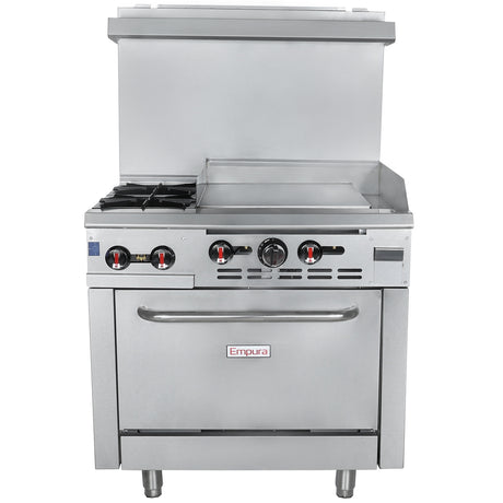 Empura Equipment EGR36-G24_LP Single Base Gas Range Liquid Propane 36"W X 32-5/8"D X 60-1/8"H