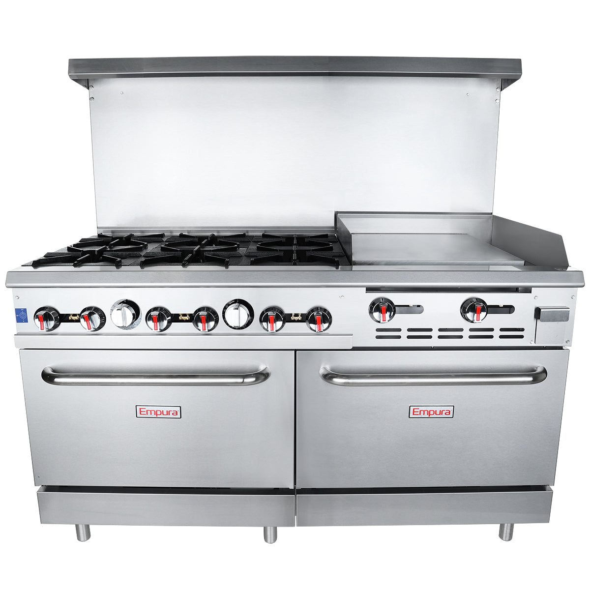 Empura Equipment EGR60-G24_LP Double Base Gas Range Liquid Propane 60"W X 32-5/8"D X 60-1/8"H