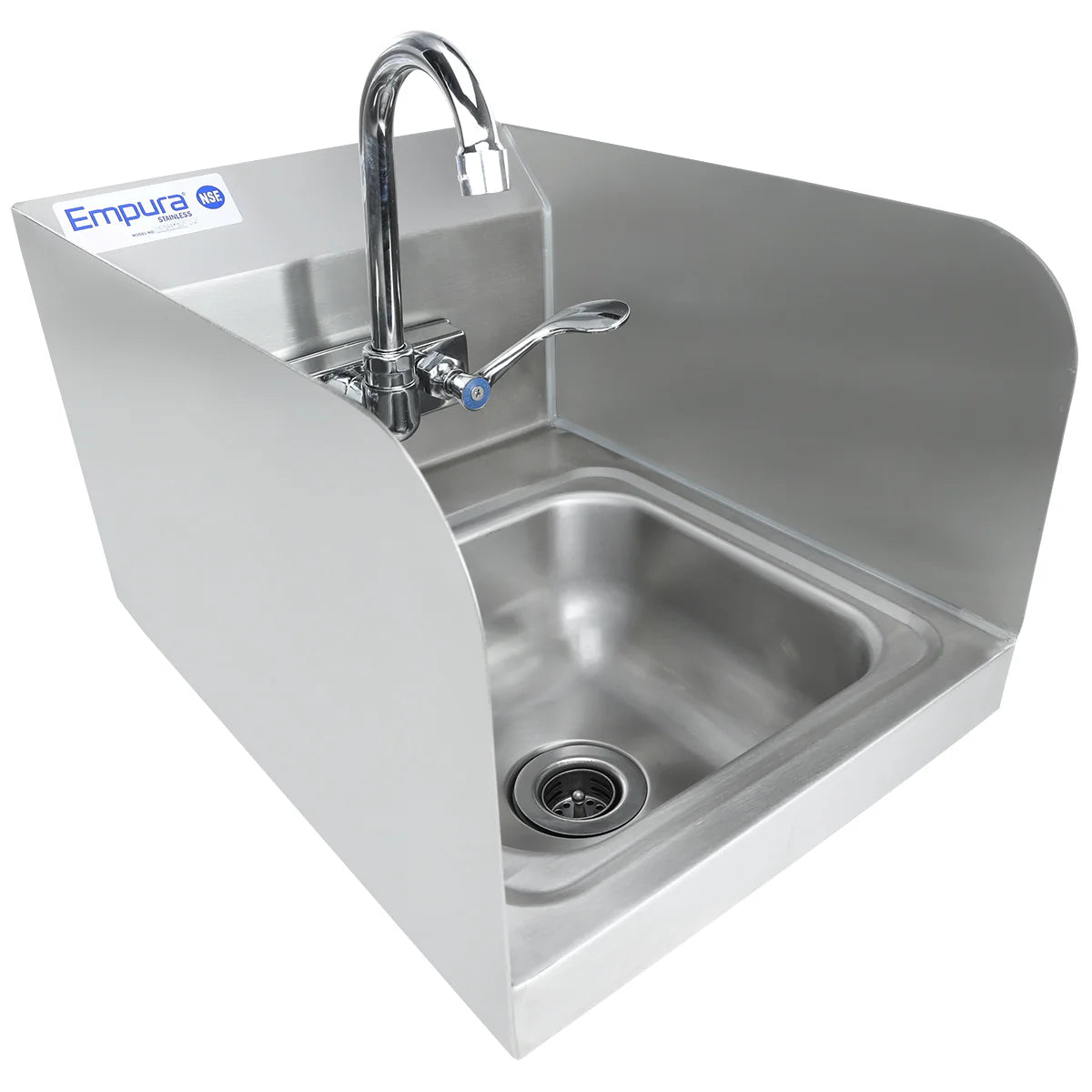 Empura Stainless EHS12SPWH Hand Sink 12"W X 16"D X 13"H Wall Mounted