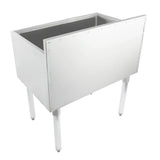 Empura Stainless EIB1830 Underbar Ice Bin 30"W X 18.5"D X 32.98"H 3" Backsplash