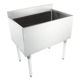 Empura Stainless EIB1830 Underbar Ice Bin 30"W X 18.5"D X 32.98"H 3" Backsplash