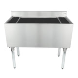 Empura Stainless EIB1836 Underbar Ice Bin 36"W X 18.5"D X 32.98"H 3" Backsplash