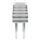 Empura Stainless ELS1223 Underbar Liquor Display Stand 12"W X 23"D X 33"H 18 Gauge 304 Ss Bottom/back/sides/hat Channel And Steps