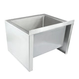 Empura Stainless EMS201612 Mop Sink 24"W X 20"D X 16.24"H Bowl Made Of 18 Gauge 304 Stainless Steel