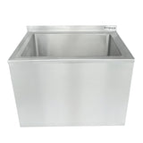 Empura Stainless EMS201612 Mop Sink 24"W X 20"D X 16.24"H Bowl Made Of 18 Gauge 304 Stainless Steel