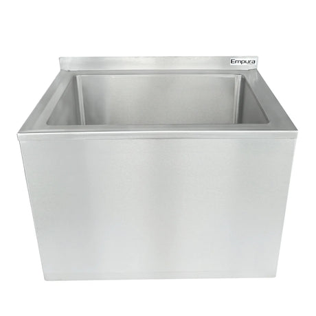 Empura Stainless EMS201612 Mop Sink 24"W X 20"D X 16.24"H Bowl Made Of 18 Gauge 304 Stainless Steel