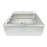 Empura Stainless EMS242406 Mop Sink 28"W X 28"D X 10.24"H Bowl 24 X 24 X 6"