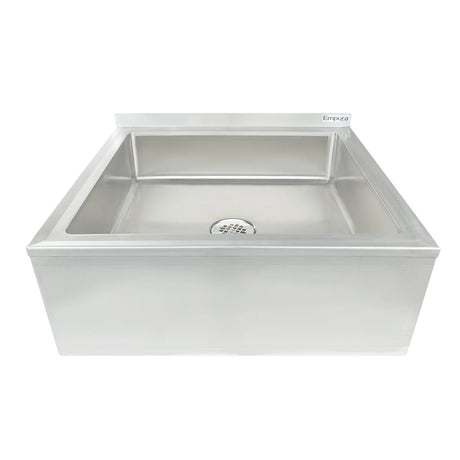 Empura Stainless EMS242406 Mop Sink 28"W X 28"D X 10.24"H Bowl 24 X 24 X 6"