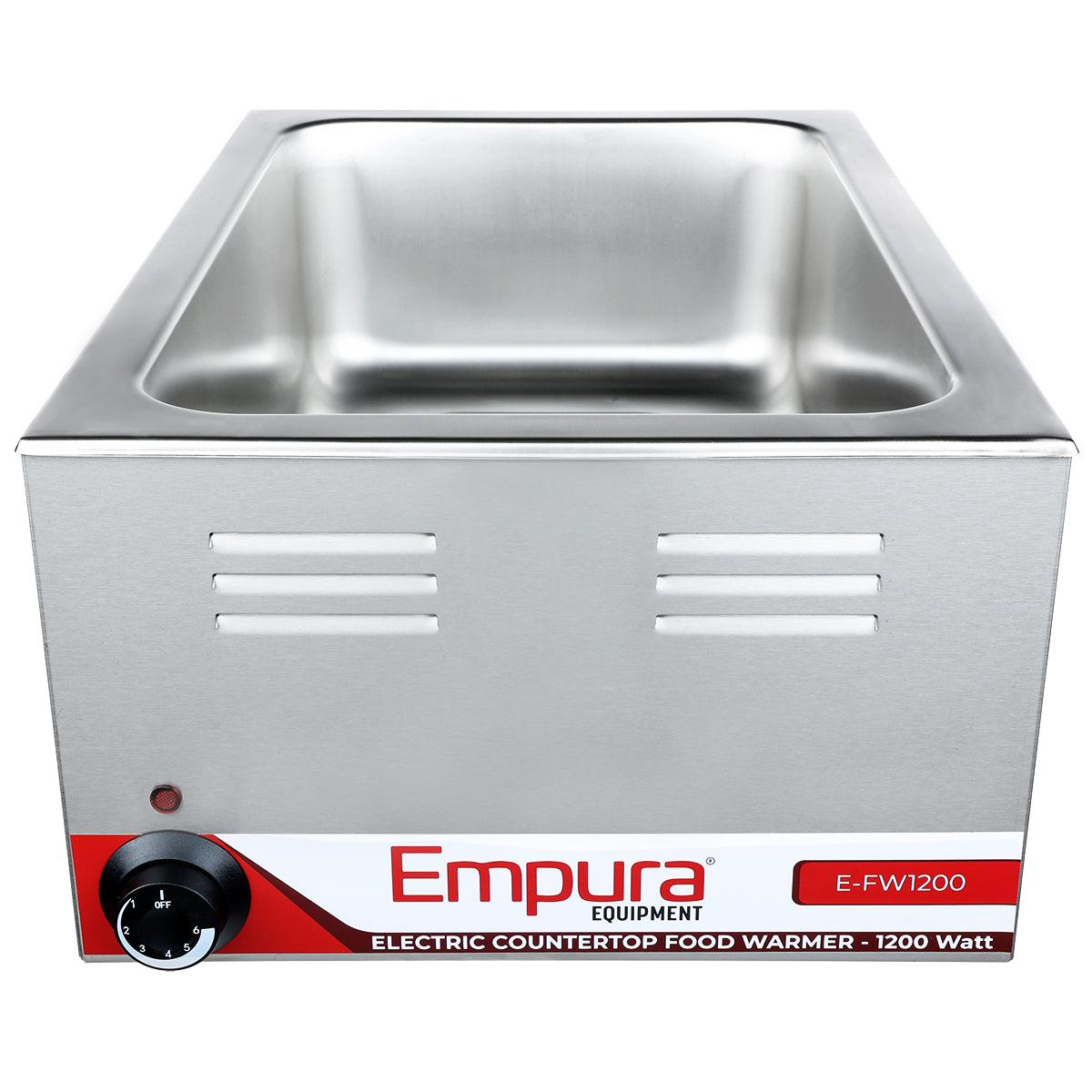 Empura Equipment E-FW1200 Countertop Food Warmer Electric 14.5"W X 24.3"D X 9.1"H