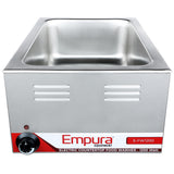 Empura Equipment E-FW1200 Countertop Food Warmer Electric 14.5"W X 24.3"D X 9.1"H