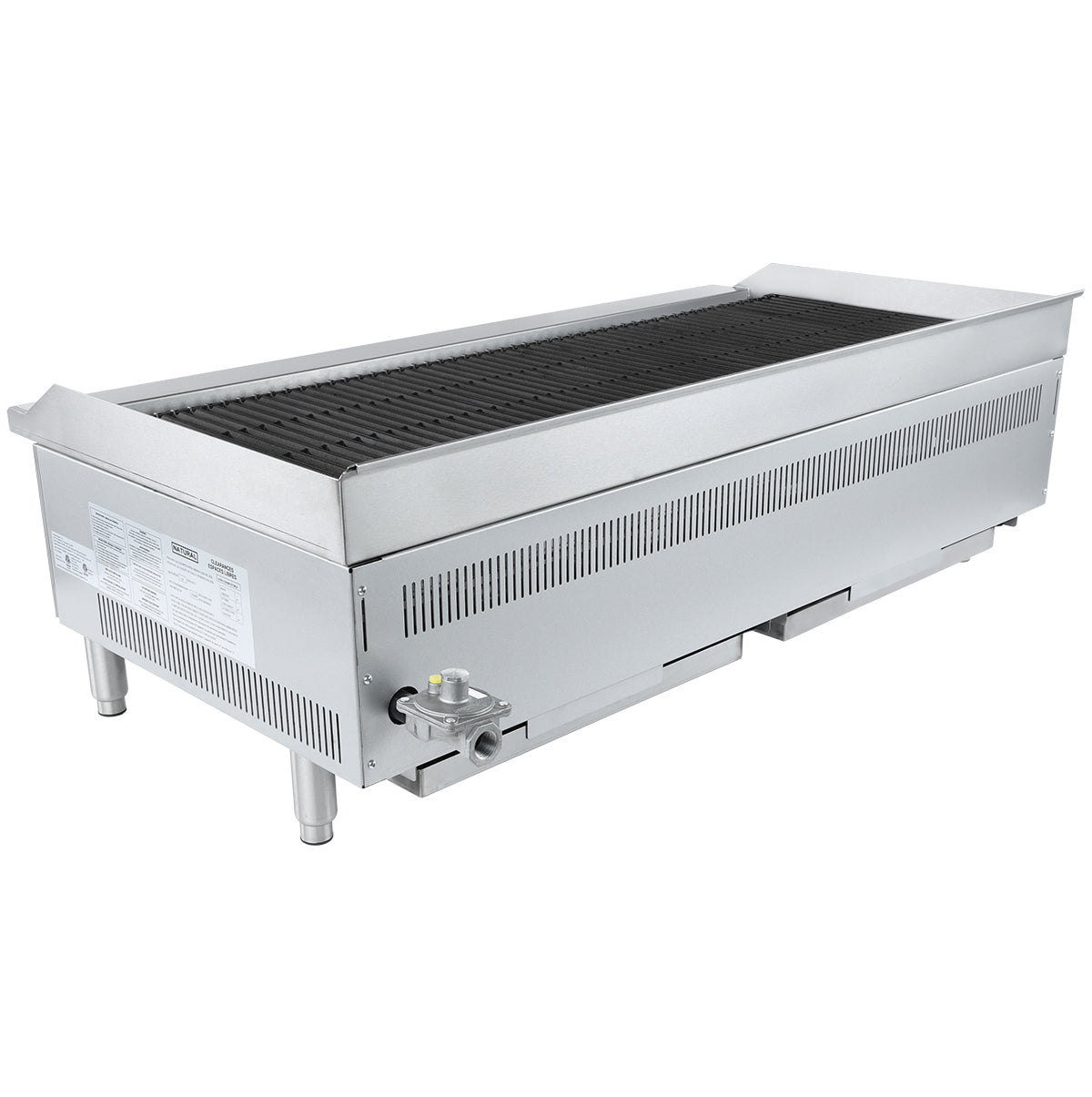 Empura Equipment ECB-48S Standard Duty Gas Charbroiler Natural Gas 48"W X 26"D X 15-7/8"H