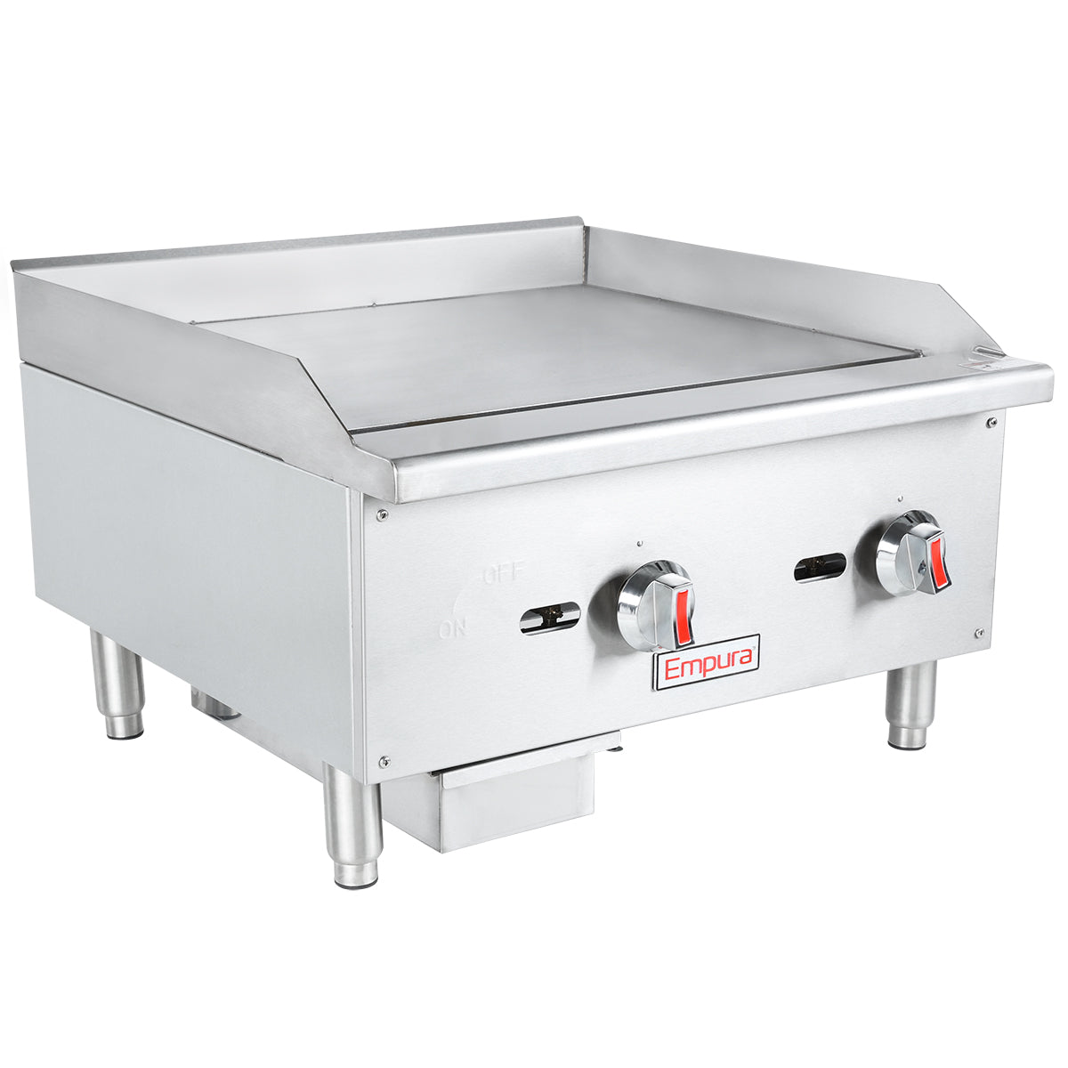 Empura Equipment EGG-24S Standard Duty Gas Griddle Natural Gas 23-3/4"W X 24-7/8"D X 15-3/8"H
