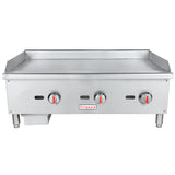 Empura Equipment EGG-36S Standard Duty Gas Griddle Natural Gas 35-5/8"W X 24-7/8"D X 15-3/8"H