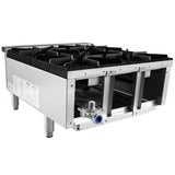 Empura Equipment EHP-4 Standard Duty Gas Hot Plate 23.6"W X 28.5"D X 13.7"H With 12" X 12" Cast Iron Top Grates
