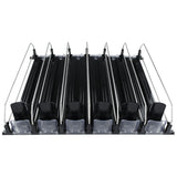 Optional Black 6 Lane Pusher Bundle Per Shelf Add-on Accessory Compatible with EGM-36B