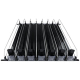 Optional Black 7 Lane Pusher Bundle Per Shelf Add-on Accessory Compatible with EGM-75B