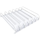 Optional White 6 Lane Pusher Pre-Assembled Bundle Per Shelf Add-on Accessory Compatible with EGM-13W