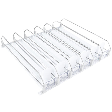 Optional White 6 Lane Pusher Bundle Per Shelf Add-on Accessory Compatible with EGM-13W