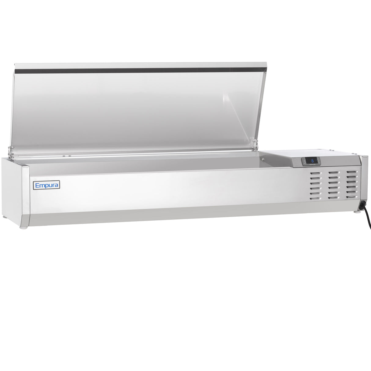 Empura Refrigeration E-KBRPS-55-S Refrigerated Countertop Prep Unit 55"W X 15-3/8"D X 11-15/16"H