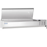 Empura Refrigeration E-KBRPS-55-S Refrigerated Countertop Prep Unit 55"W X 15-3/8"D X 11-15/16"H