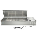Empura Refrigeration E-KBRPS-55-S Refrigerated Countertop Prep Unit 55"W X 15-3/8"D X 11-15/16"H