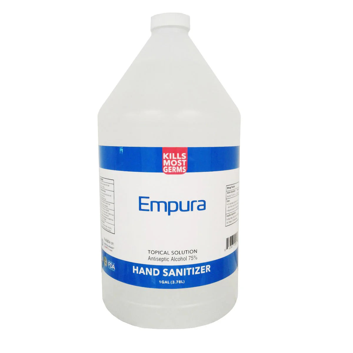 Empura Equipment SANHANDGEL Hand Sanitizer Gel 75% Antiseptic Alcohol-based 1 Gallon