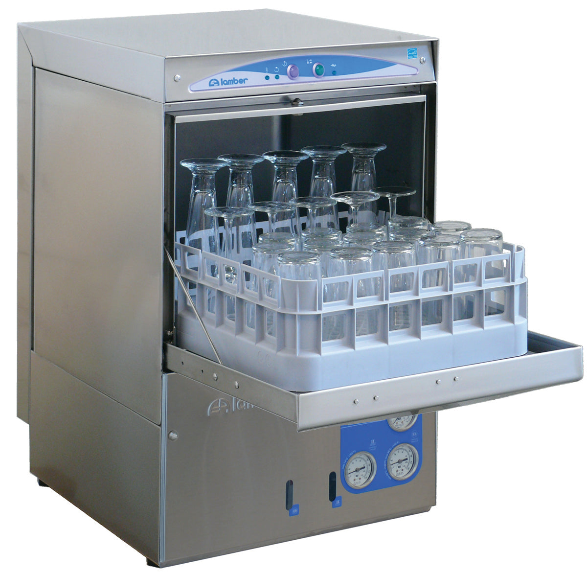Eurodib DSP3 Lamber Glasswasher 16" X 16" Square Basket 2 Minute Wash Cycle/30 Baskets Per Hour Capacity