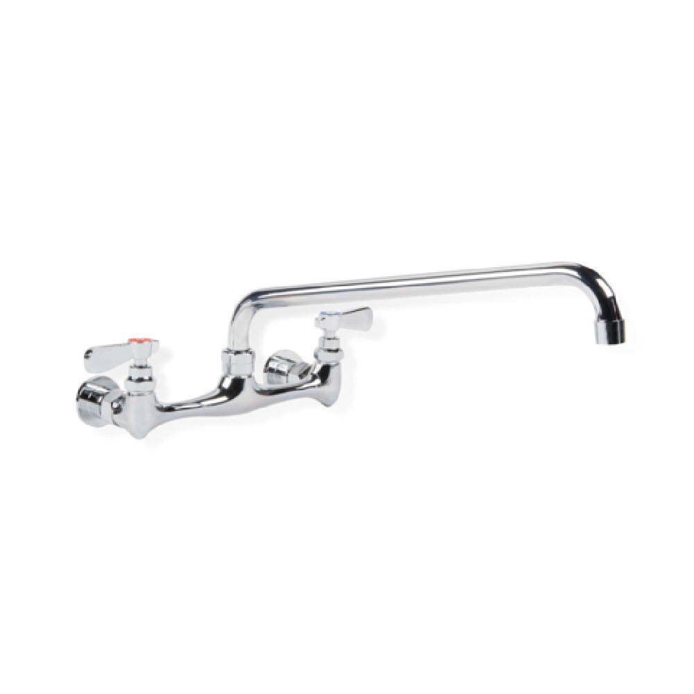 Steel Works Stainless SWFW-8-8LL Faucet Wall Mount 8" Center