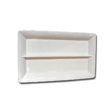 Bon Chef 5056DRED - Divided Display Pan, Full Size, 21-1/2" L X 13" W X 2" H