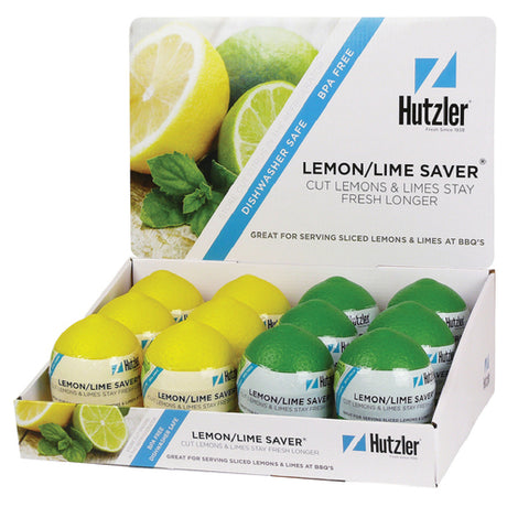 Harold Import Co. 7058PRO Hutzler Lemon/Lime Saver 4' X 3" Plastic Container To Keep Lemons/limes Fresh (12 Each Total Per Display/case)