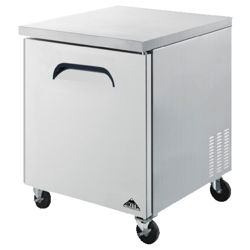 Akita AUR-27 Undercounter Refrigerator One-section Self-contained Refrigeration