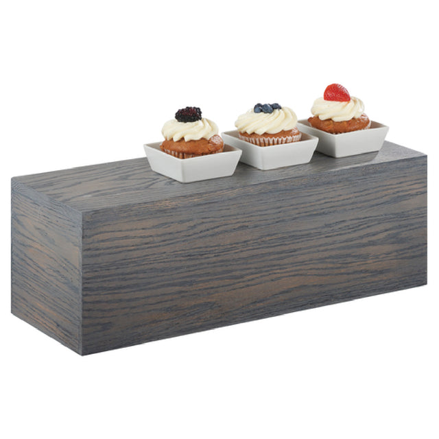 Cal Mil 166-7-83 Ashwood Display Riser 20"W X 7"D X 7"H Rectangular