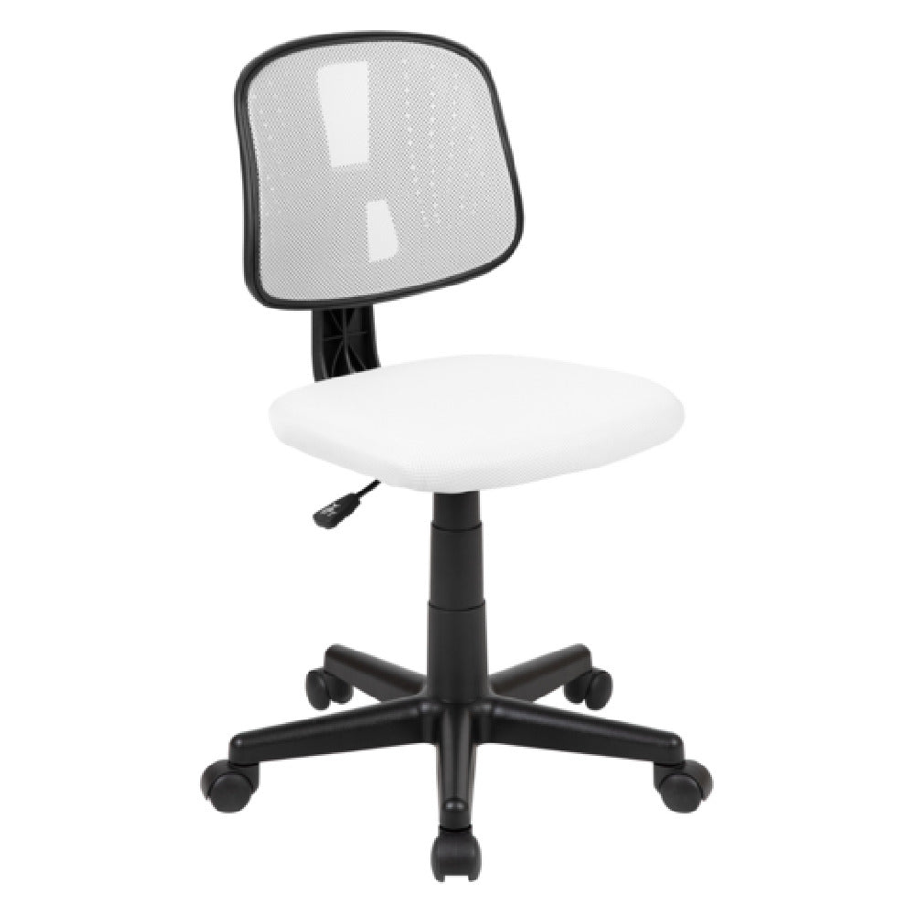 Flash Furniture LF-134-WH-GG Flash Fundamentals Task Office Chair 16" To 20-1/2" Adjustable Seat Height