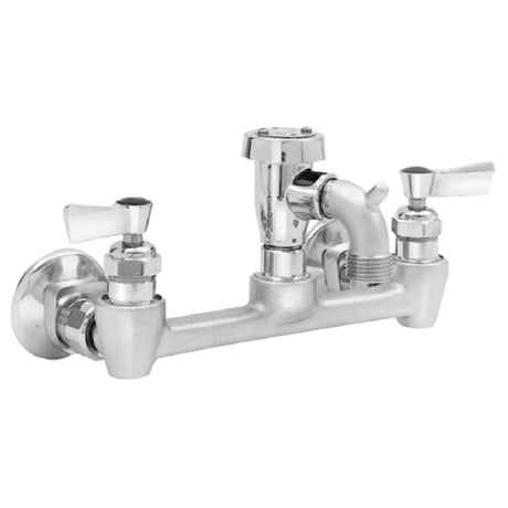 Fisher 19828 Service Sink Faucet Wall Mount Mixing Faucet With 8" Adjustable Centers