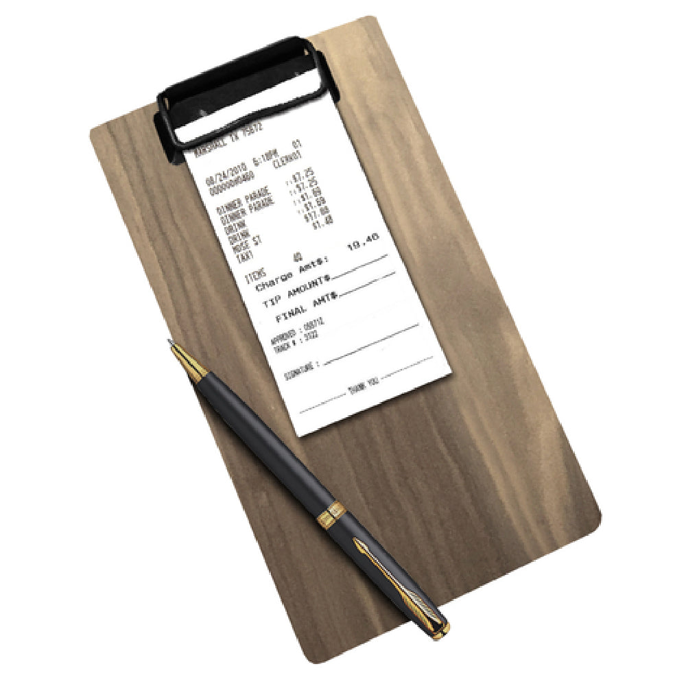 Menu Solutions WCLP-49-BC Check Presenter 4" X 9" With Clip