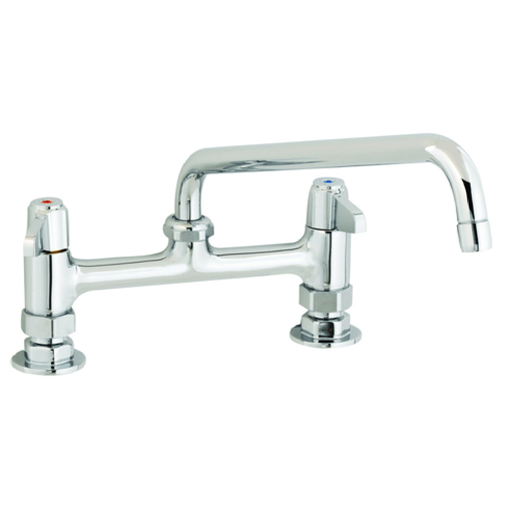 T&S Brass 5F-8DLX10 Equip Faucet 8" Centers Deck Mount